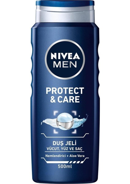 Men Protect&care Duş Jeli 500ML, 3'ü 1 Arada Komple Bakım, Vücut, Saç ve Yüz Için fiyatları