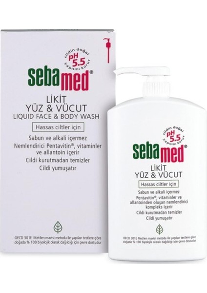 Likit Yüz & Vücut Temizleyici 1000 ml