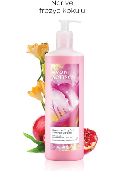 Senses Sweet & Joyful Kremsi Duş Jeli - 720ML