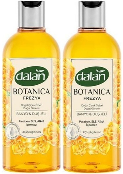 Duş Jeli Botanica Frezya Kokulu 500 ml x 2 Adet