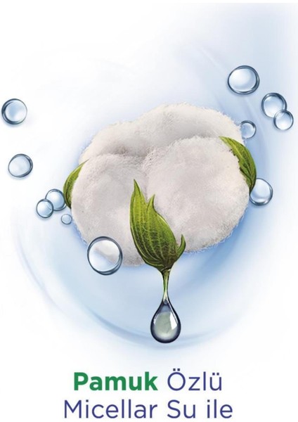 Micellar Care Pamuk Özlü Banyo ve Duş Jeli 500 ml x 2 Adet + Duş Lifi Hediye modelleri