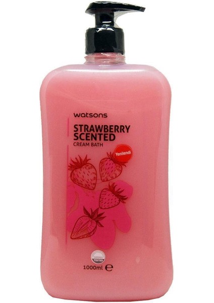 Kremsi Duş Jeli Çilek 1000 ml