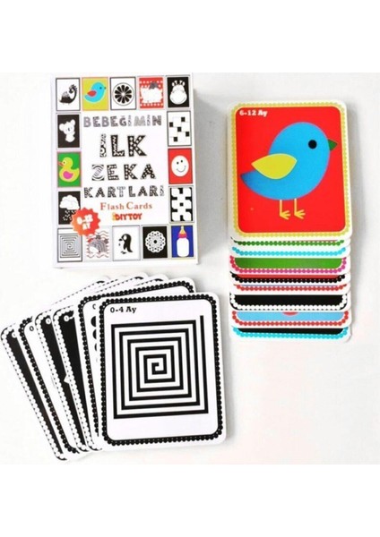 Bebeğimin Ilk Zeka Kartları ve Flash Cards Ilk 50 Sözcük 2' Li Set 2 Li modelleri