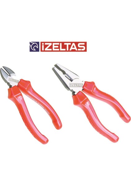 Izeltaş Kombine Pense 160 mm + Yan Keski 160 mm