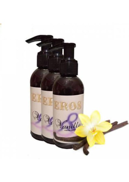 Hologramlı Vanilla Erotic Massage Oil 120 ml Vanilya Kokulu Masaj Yağı 3 Adet