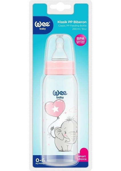 Klasik Pp Biberon 250 ml - Pembe (2'li Set) fiyatları