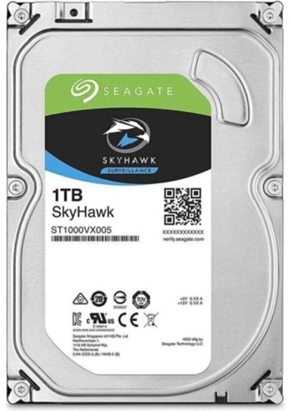 Skyhawk 3,5 1tb 64MB 5900RPM ST1000VX005