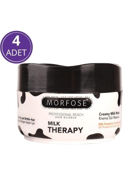 Milk Therapy Maske 500 ml - 4 Adet