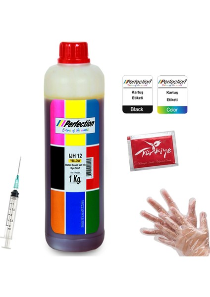 Hp Tanklı Yazıcılar Uyumlu Perfection Mürekkep 10 Litre Yellow (Sarı)