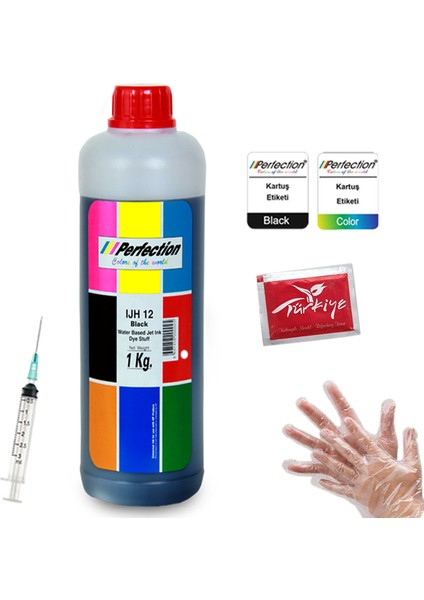 Canon Yazıcılar Uyumlu Perfection Mürekkep 10 Litre Black (Siyah)