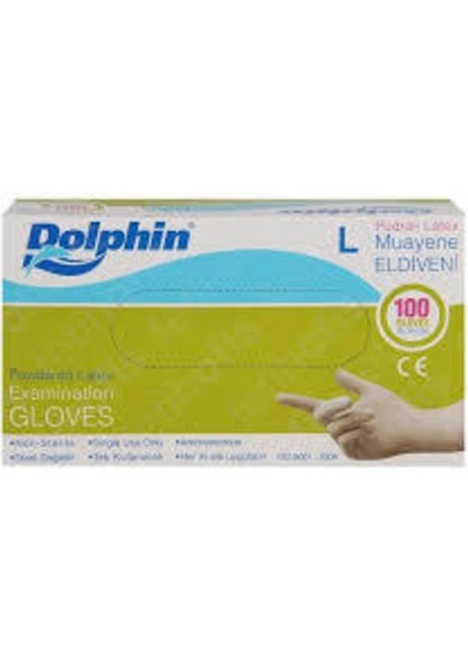 Pudralı Eldiven Dolphin Pudralı Beyaz Eldiven