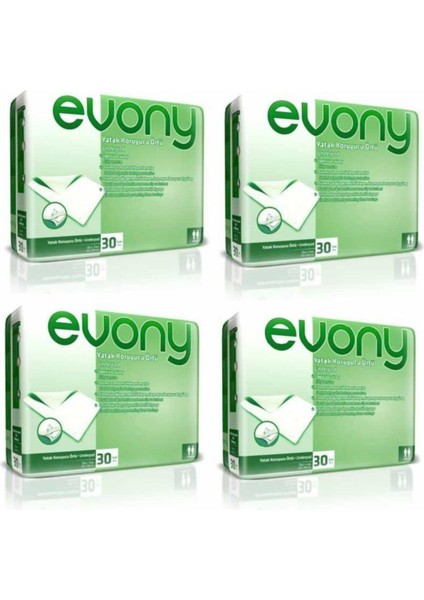 60 x 90 Yatak Koruyucu Örtü 120 Adet Alez 30 x 4 Paket