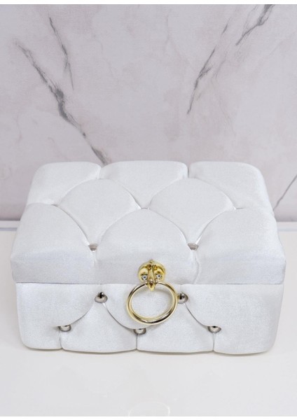 Zımbalı Kadife Makyaj Sandığı fiyatları