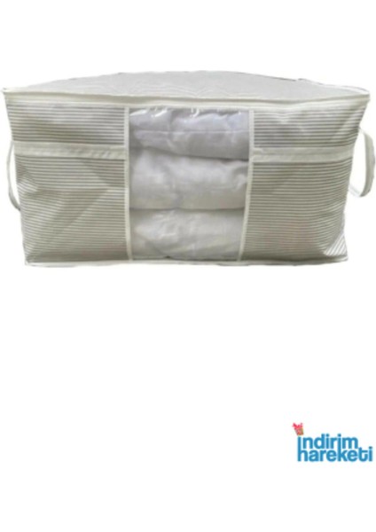 Indirimhareketi Pencereli Yastık Yorgan Hurcu 75 x 40 x 40 cm