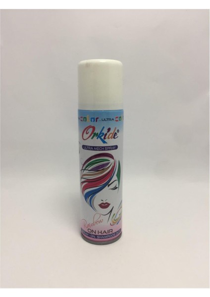 Renkli Saç Spreyi 150 ml Sprey Beyaz