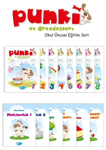 Düşler Yayıncılık Punki ve Arkadaşları Okul Öncesi Eğitim Seti 5+