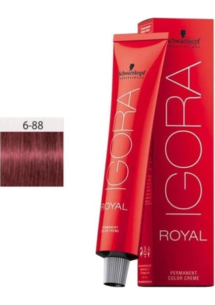 Igora Royal 6-88 Koyu Kumral Yoğun Kızıl 60ML