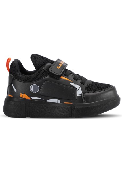 KEPA IN Erkek Çocuk Sneaker Koşu & Yürüyüş Ayakkabısı Siyah / Siyah