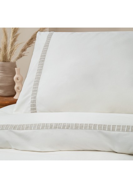 Bedding Clair Çift Kişilik Nevresim Takımı - Beyaz fiyatları