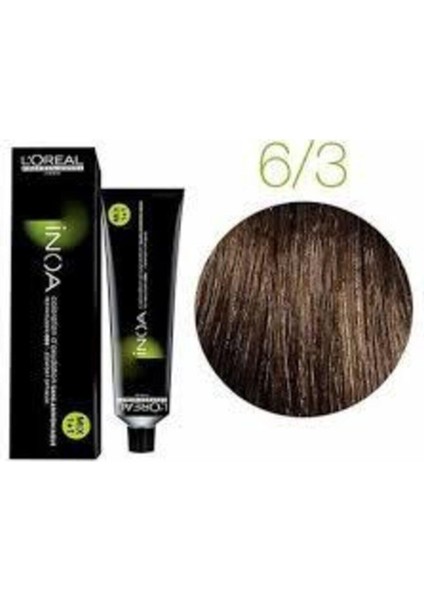 Inoa 6.3 Numara Koyu Kumral Dore Saç Boyası 60 ml (Oksidansız)