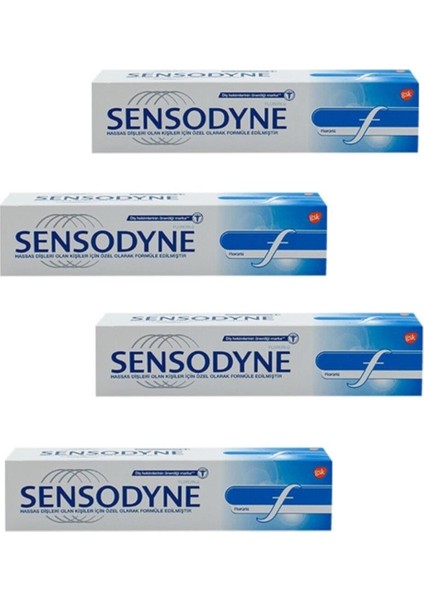 F Florürlü Diş Macunu 100 ml x 4