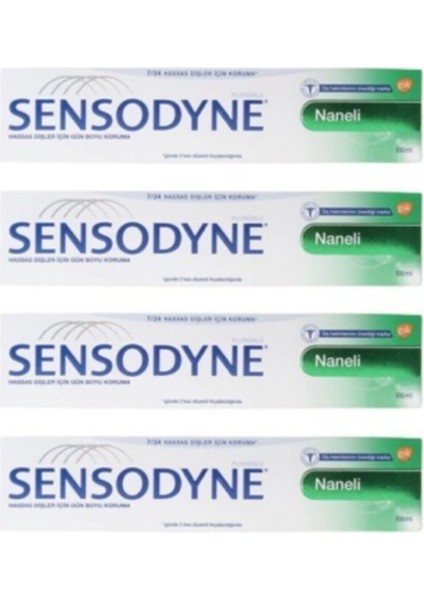 Naneli 100 ml Diş Macunu X4 Adet