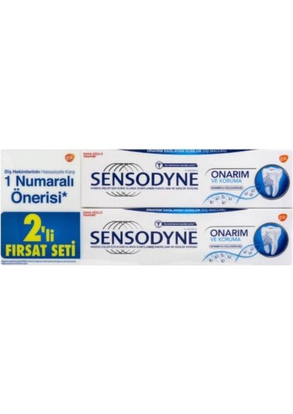 Onarım ve Koruma Diş Macunu 75ML 2li