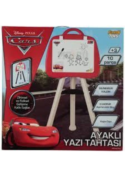 Cars Arabalar Ayaklı Yazı Tahtası