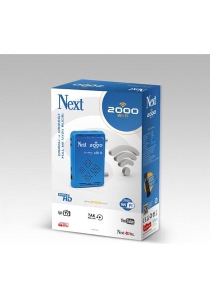 Next Nextstar Next 2000 Wi-Fi Çanaklı - Çanaksız Dahili Wi-Fi Full Hd Uydu Alıcısı