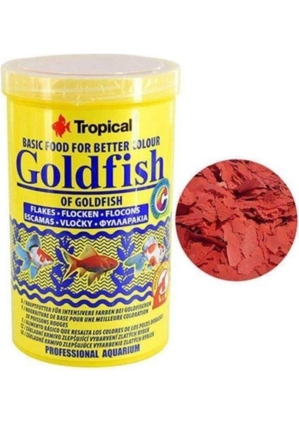 Goldfish Flakes 20G 100ML Balık Yemi