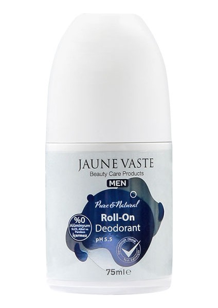 Jaune Vaste Doğal Roll On Erkekler Için 75 ml Alüminyum Sles Içermez