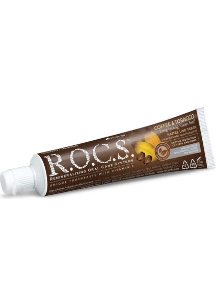 R.o.c.s. Rocs Coffee - Tobacco Diş Macunu 60 ml