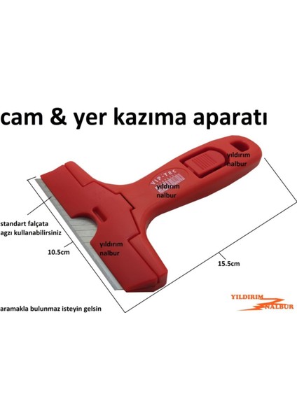 Cam Kazıma Yer Kazıma Aparatı Plastik Cam Kazıma Falçata Ağzı Jileti fiyatları