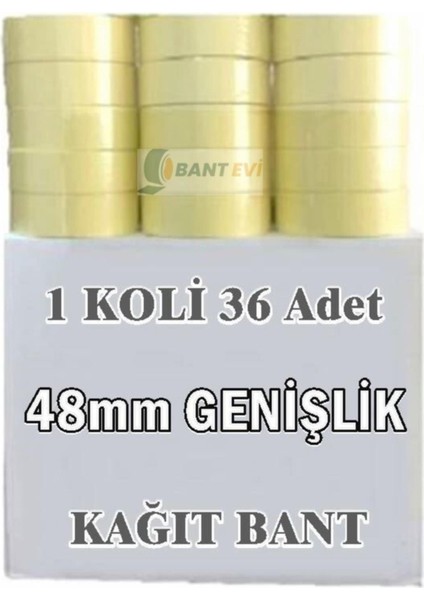 Maskeleme Bandı 36 Adet 48MM Kağıt Boy 1 Koli