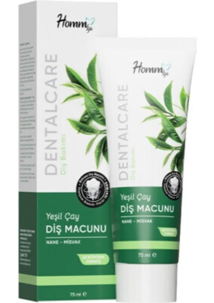 Homm Lıfe Yeşil Çay Diş Macunu 75ML