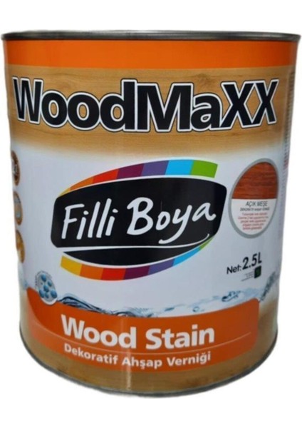 Woodmaxx Ahşap Vernik Açık Meşe 2,5lt