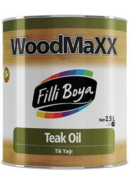 Woodmaxx Teak Oil Tik Yağı 0,75 Lt