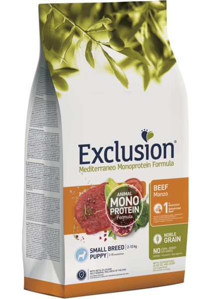 Düşük Tahıllı Monoprotein Sığır Etli ve Narlı Küçük Irk Yavru Köpek Maması 2 kg