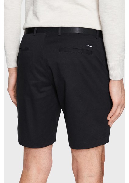 Organik Pamuklu Kemerli Cepli Slim Fit Short K10K111788BEH Erkek Short K10K111788 Beh