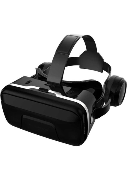 Vr Box S Gerçeklik Gözlüğü Bluetooth Kulaklıklı 3D Vr Filmler&video Oyunları Tüm Telefonlara Uyumlu