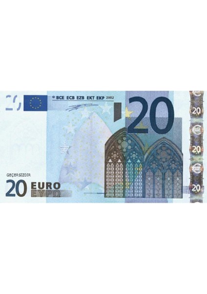 100 Adet 20 Euro Sahte Şaka