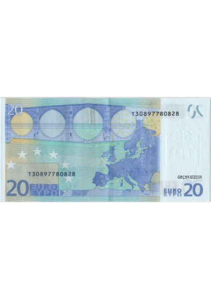 100 Adet 20 Euro Sahte Şaka