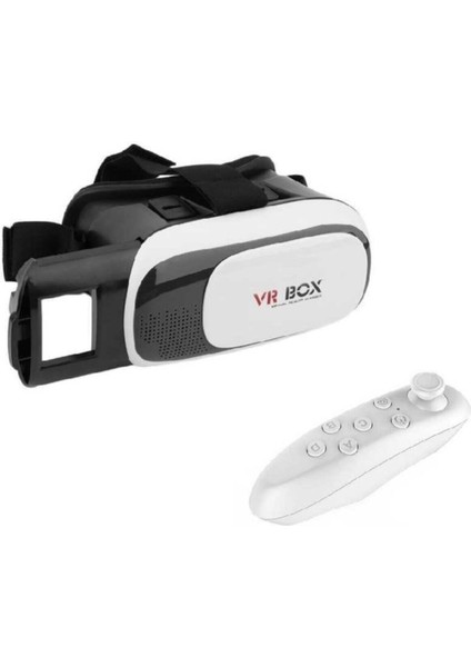 Vr Box Vr 3D S Gerçeklik Gözlüğü Kumandalı Ergonomik Vr-01 Siyah