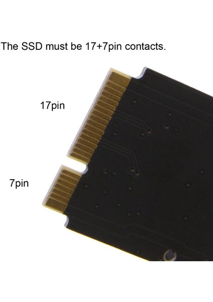 2012 macbook SSD USB Çevirici 7+17 Pin macbook SSD USB Çevirici 24 Pin 2012 macbook SSD Çevirici fırsatları