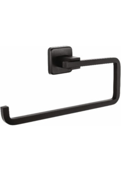 Yale Mat Siyah Paslanmaz Kağıt Havluluk