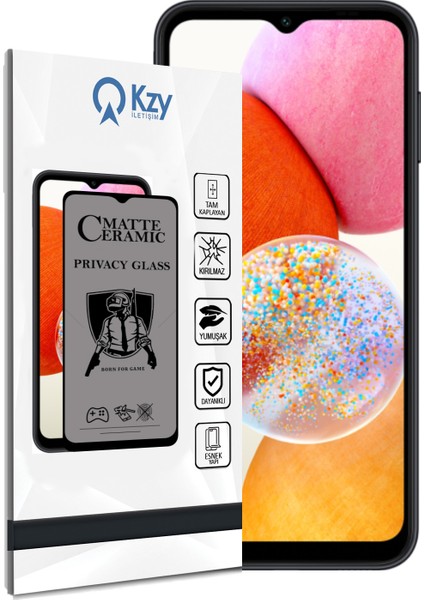 Samsung Galaxy A14 Tam Kaplayan Mat Seramik Nano Esnek Hayalet Ekran Koruyucu fiyatları