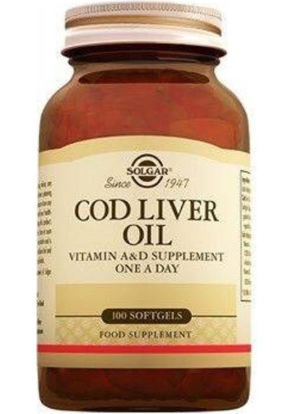 Cod Liver Oil 100 Softjel