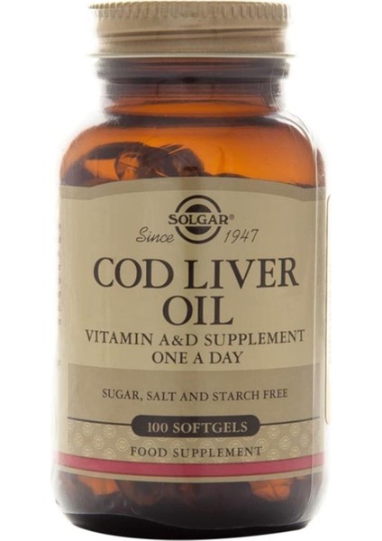 Cod Liver Oil 100 Softjel