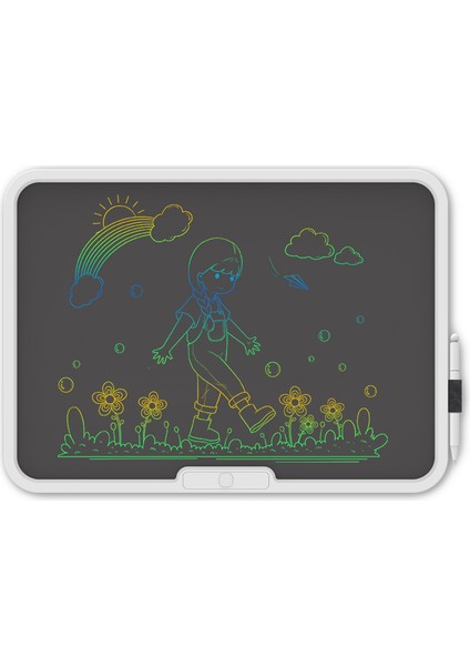 YY Store Büyük Ekran Boyama Grafiti LCD El Yazısı Tahtası Renkli 19 Inç Ev Ofis Toplantı Elektronik Yazı Tahtası (Yurt Dışından)