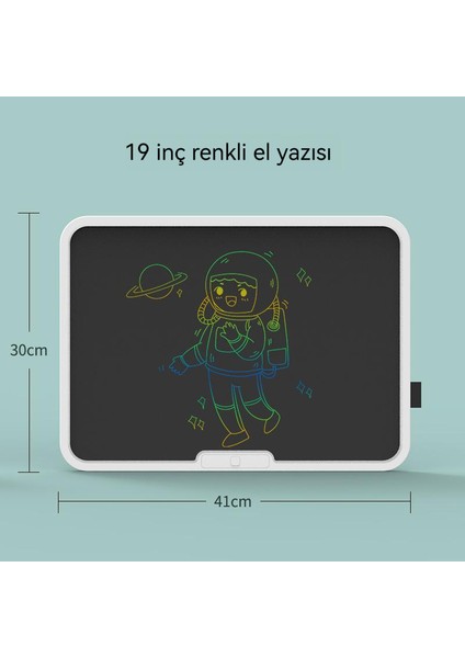 YY Store Büyük Ekran Boyama Grafiti LCD El Yazısı Tahtası Renkli 19 Inç Ev Ofis Toplantı Elektronik Yazı Tahtası (Yurt Dışından) fırsatları
